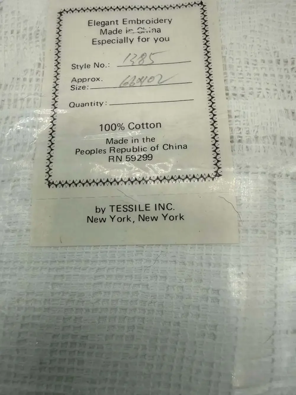 Tessile Inc. Army Navy 66x102 Oblong 100% Cotton Tablecloth Set with 12 Napkins